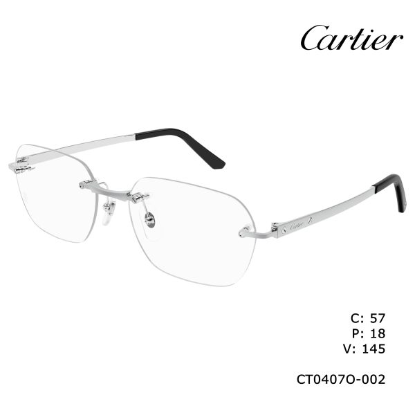 CARTIER OPTICAL SILVER