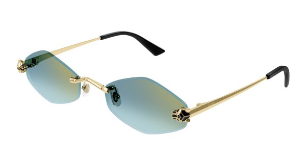 CARTIER SUNGLASSES GOLD