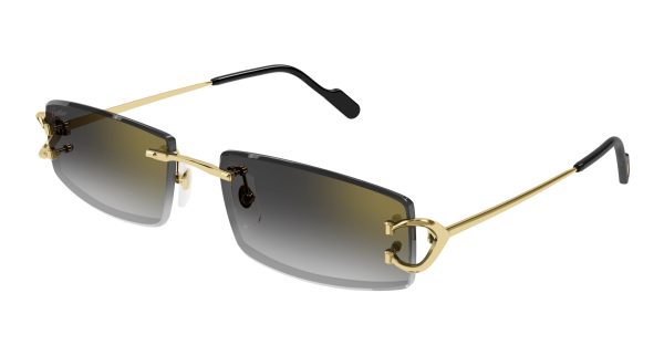 CARTIER SUNGLASSES GOLD