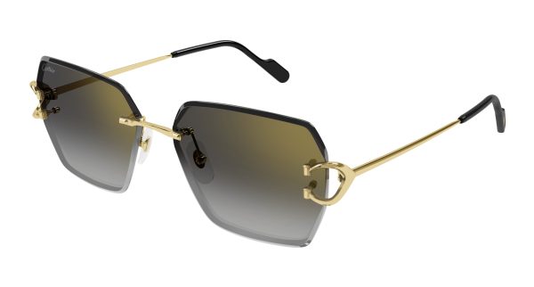 CARTIER SUNGLASSES GOLD