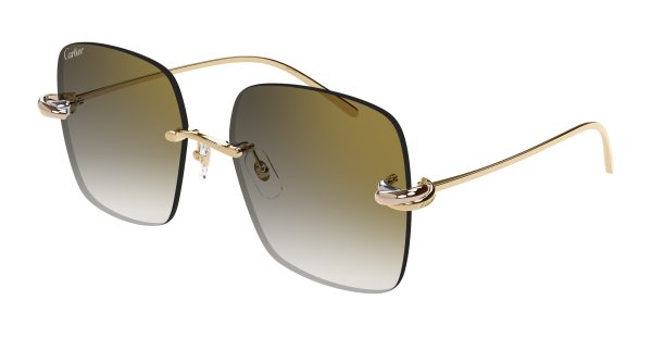 CARTIER SUNGLASSES GOLD