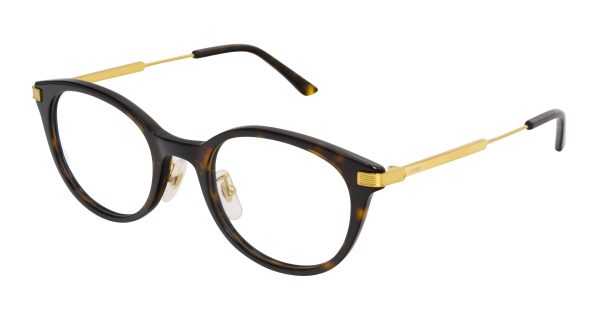 CARTIER Optical Havana Gold/AR (ANTI RIFLESSO) TITANIUM TEMPLES /*GODRON DE CARTIER