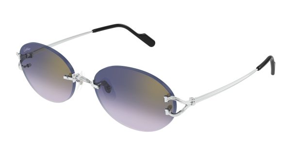 CARTIER SUNGLASSES SILVER