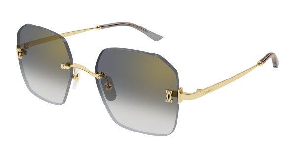 CARTIER SUNGLASSES GOLD