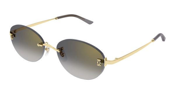 CARTIER SUNGLASSES GOLD
