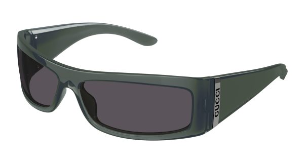 GUCCI Sunglasses Green Green Grey/
