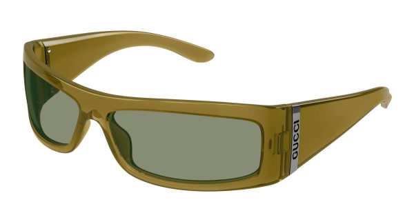 GUCCI Sunglasses Brown Brown Green/