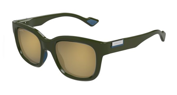 GUCCI Sunglasses Green Green Gold/MIRROR