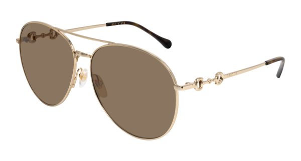 GUCCI SUNGLASSES GOLD