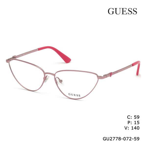 GUESS Optical Shiny Pink/