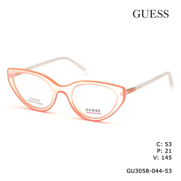 GUESS Optical Orange/Other/