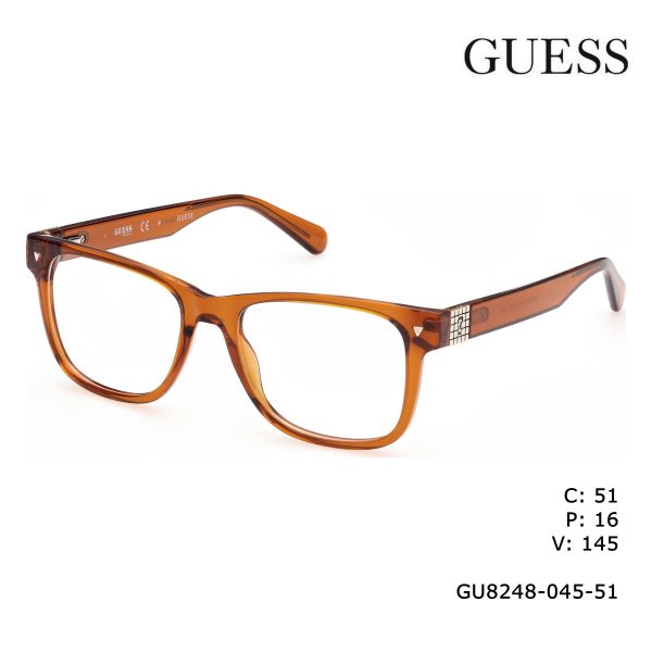GUESS Optical Shiny Light Brown/