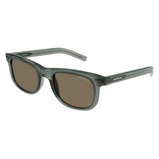 MONTBLANC Sunglasses Grey Grey Brown/