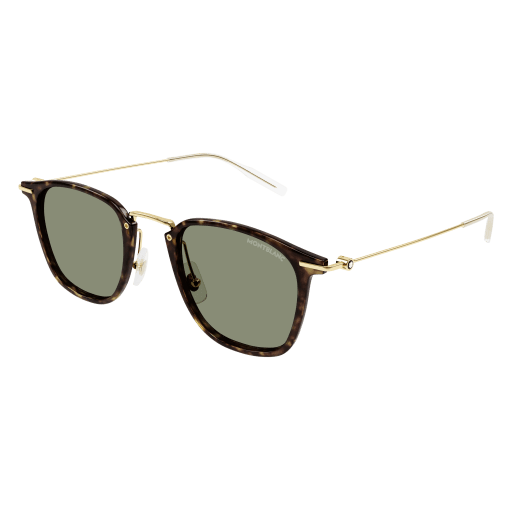 MONTBLANC Sunglasses Havana Gold Green/