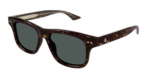 MONTBLANC Sunglasses Havana Havana Green/