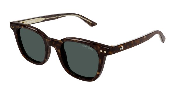 MONTBLANC Sunglasses Havana Havana Green/