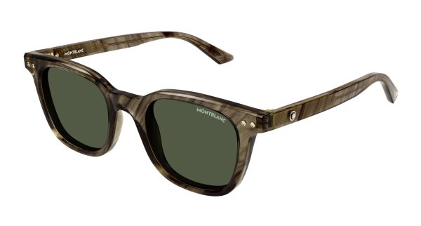 MONTBLANC Sunglasses Brown Brown Green/