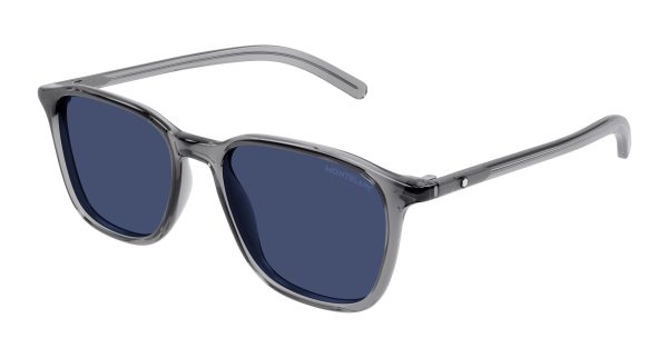 MONTBLANC Sunglasses Grey Grey Blue/