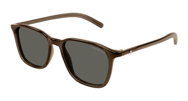 MONTBLANC Sunglasses Brown Brown Grey/