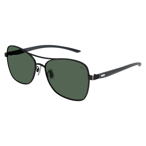 PUMA Sunglasses Black Black Green/Polarized