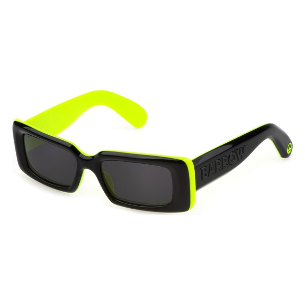 BARROW Sunglasses Shiny Black Top+Yellow/