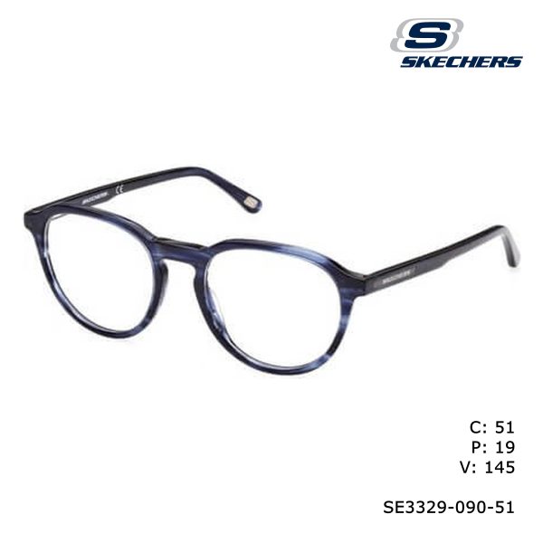 SKECHERS Optical Shiny Blue/