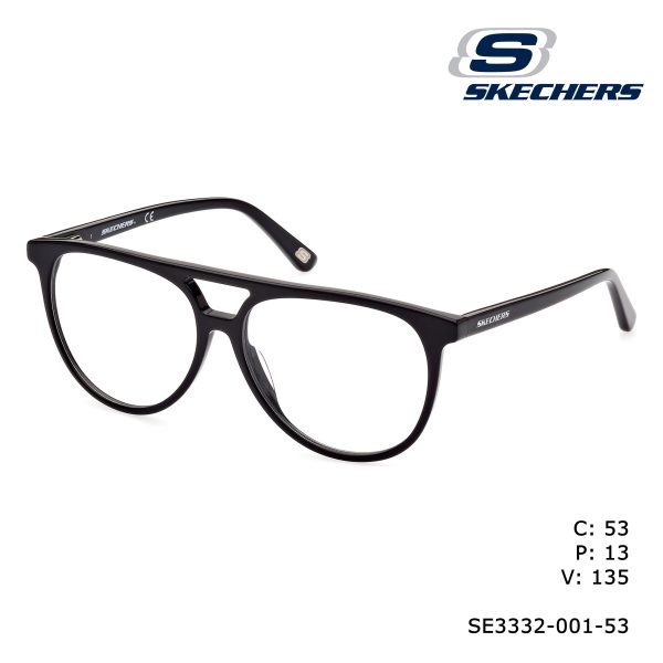 SKECHERS Optical Shiny Black/