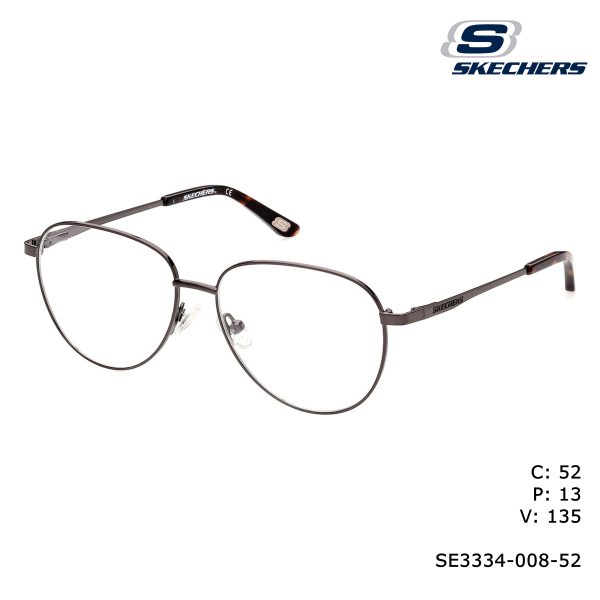 SKECHERS Optical Shiny Gunmetal/