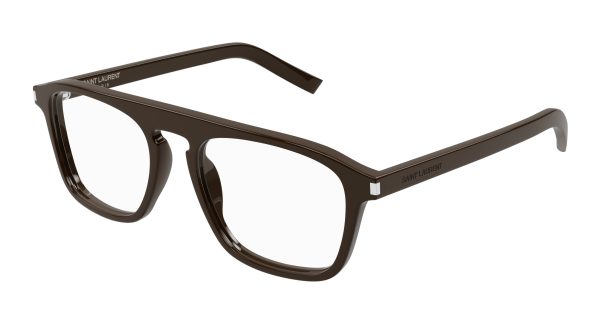 SAINT LAURENT Optical Brown Brown/AR (ANTI RIFLESSO)