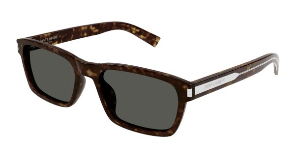 SAINT LAURENT Sunglasses Havana Crystal Grey/
