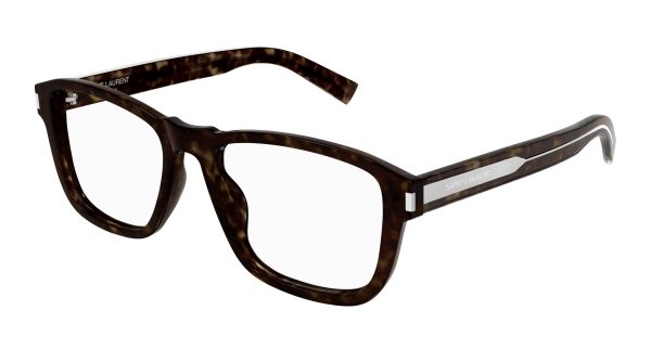 SAINT LAURENT Optical Havana Crystal/AR (ANTI RIFLESSO)