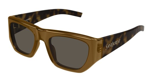SAINT LAURENT SUNGLASSES BROWN