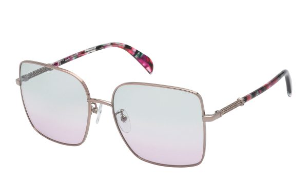 TOUS Sunglasses Shiny Red Gold/