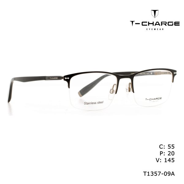 T-CHARGE Optical Shiny Palladium Outside Matted Black?Inside Yellow/