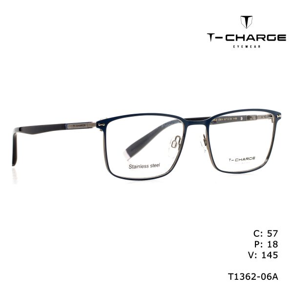 T-CHARGE Optical Shiny Wiredrawing Gun Matted Deep Blue/