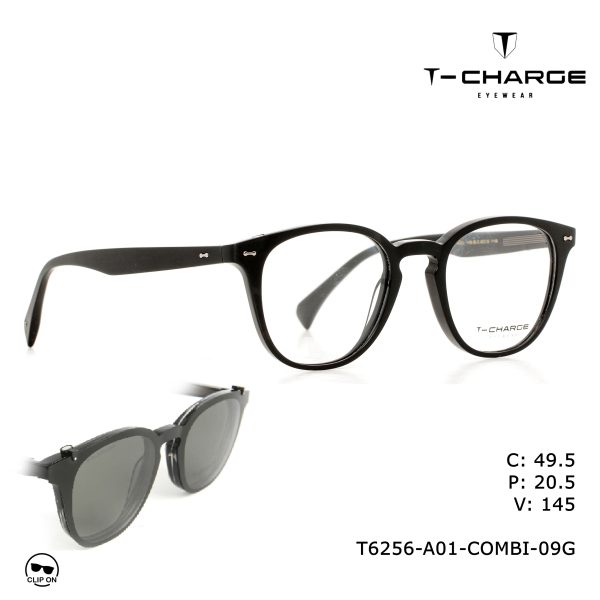 T-CHARGE Optical COMBI CLIPON Black/