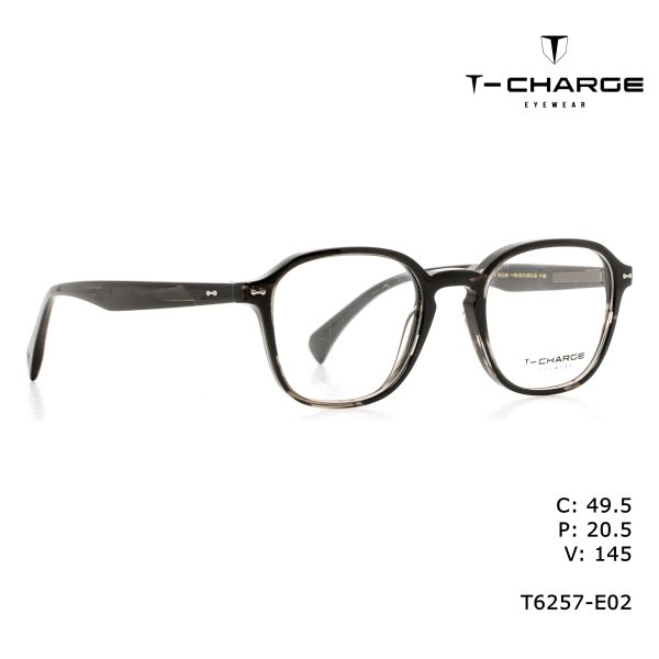 T-CHARGE Optical Grey Stripe/