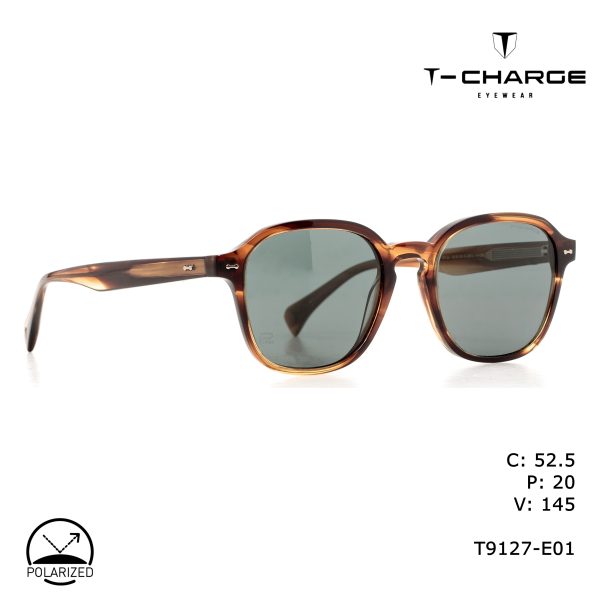 T-CHARGE Sunglasses Tea Stripe/Polarized