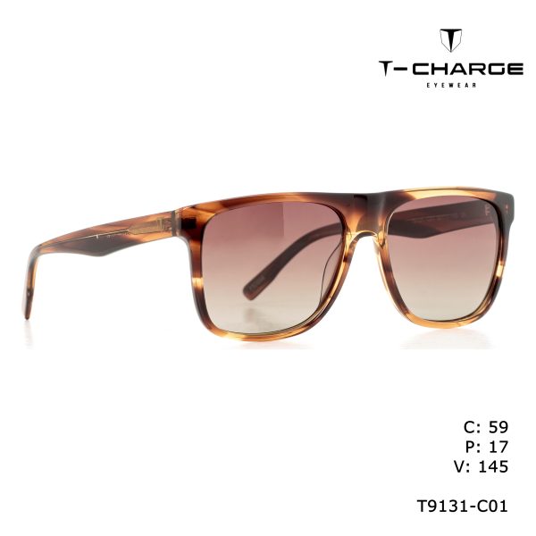 T-CHARGE Sunglasses Havana Brown 3492-2542, Laes/Polarized
