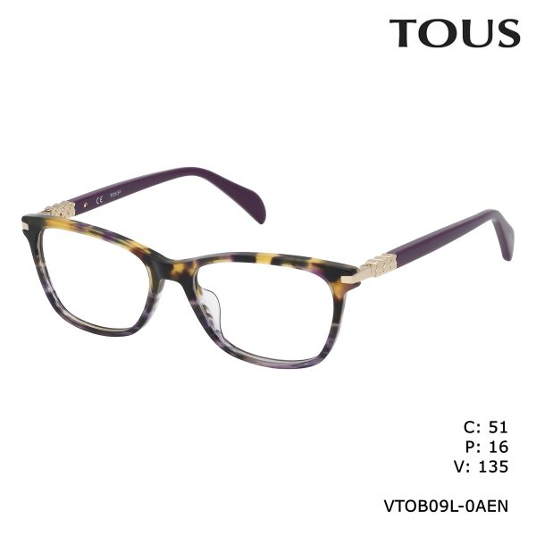TOUS Optical Shiny Violet/Havana/