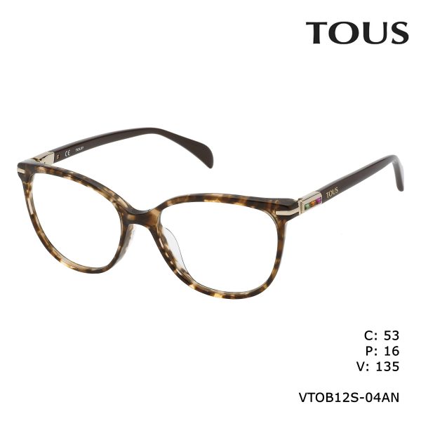 TOUS Optical Shiny Transp.Brown Havana/