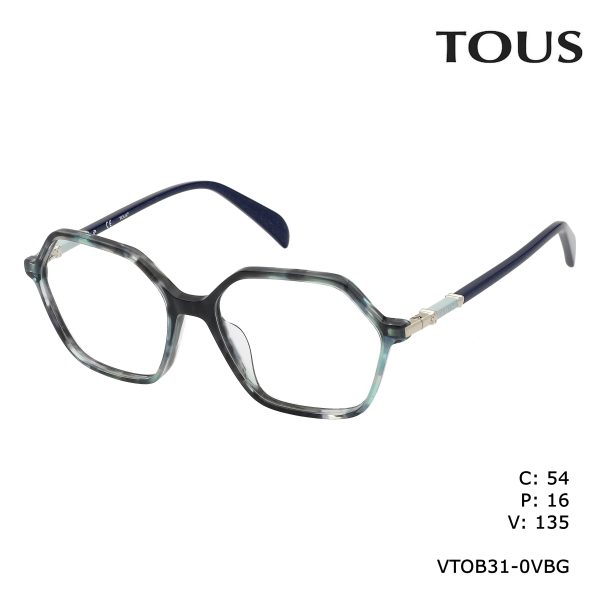 TOUS Optical Shiny Havana Blue/