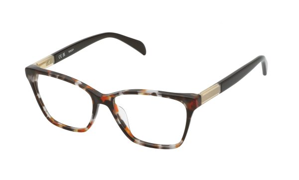 TOUS Optical Black/Orange Havana/