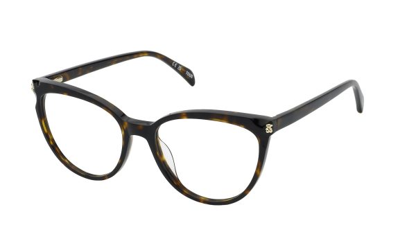 TOUS Optical Shiny Brown/Yellow Havana/