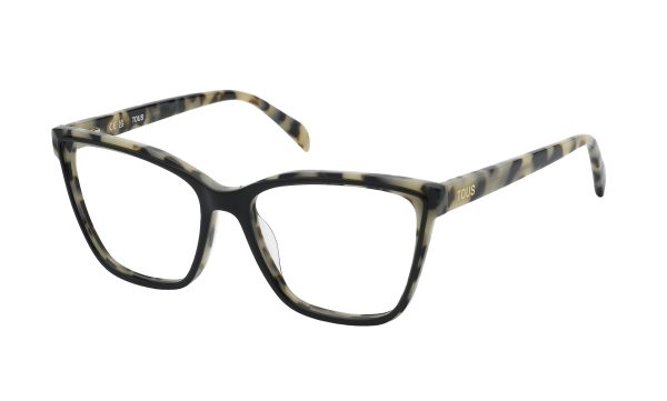 TOUS Optical Black Top+Black/White Havana/
