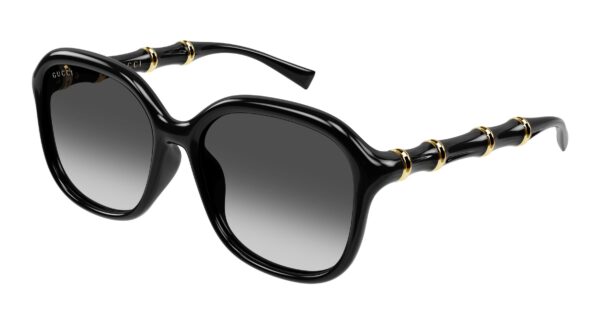 GUCCI Sunglasses Black Black Grey/GRADIENT/