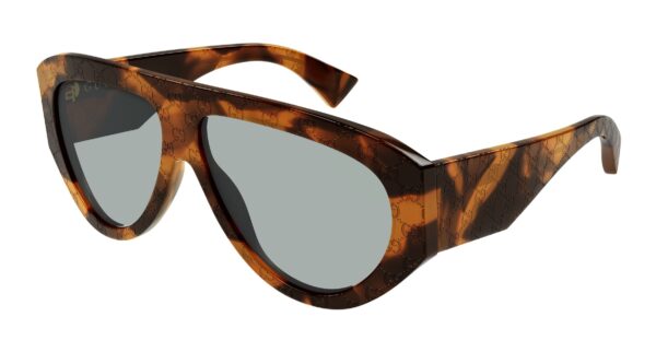 GUCCI Sunglasses Black Black Grey/