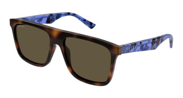 GUCCI Sunglasses Havana Blue Brown/