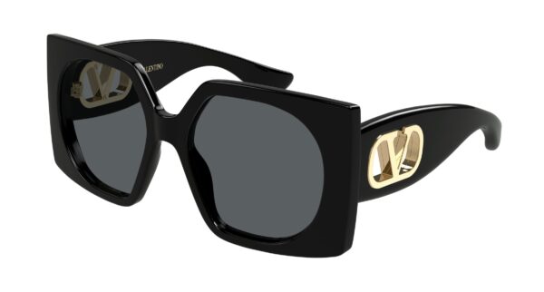 VALENTINO Sunglasses Black Black Grey/