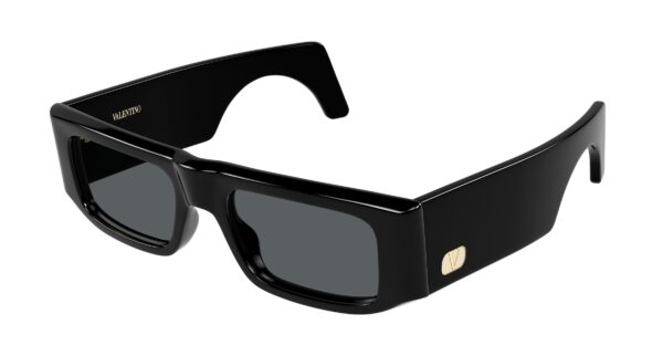 VALENTINO Sunglasses Black Black Grey/